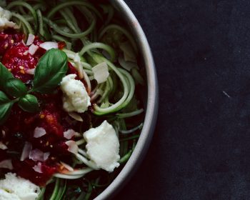 Zucchini Nudeln Zoodles.