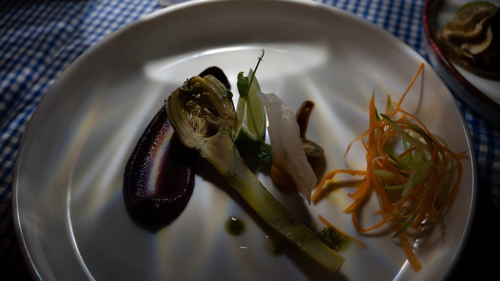 Veganes Abendessen im All-Inclusive-Club an der türkischen Ägäis
