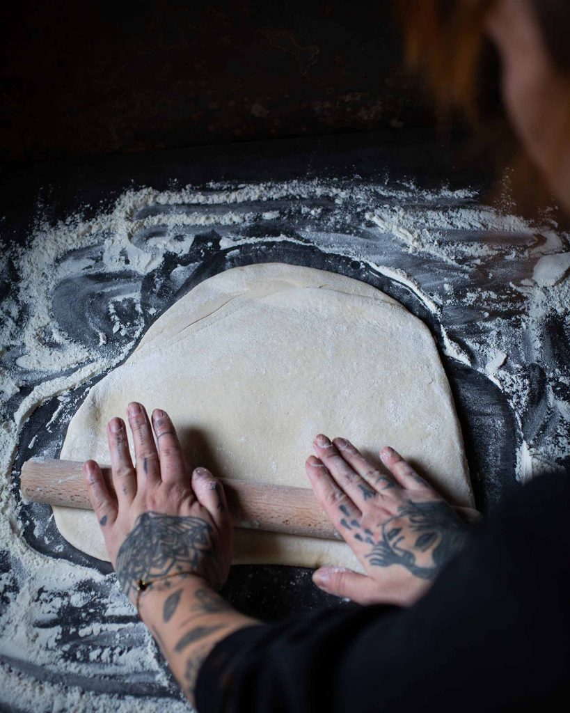 Guabaoburger mit veganem Sauerbraten