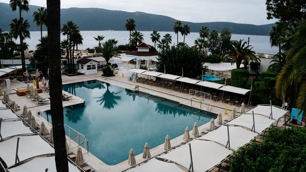 TUI Magic Life Bodrum an der türkischen Ägäis mit Meerblick und weitläufiger Anlage