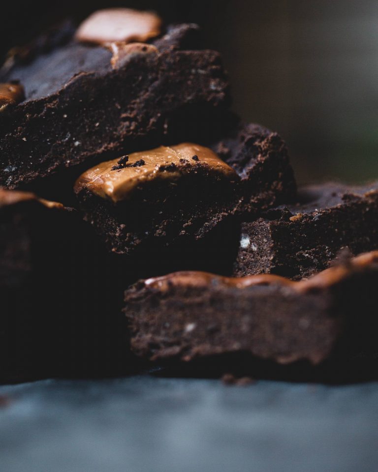 Gesunde vegane Brownies ohne Zucker und glutenfrei